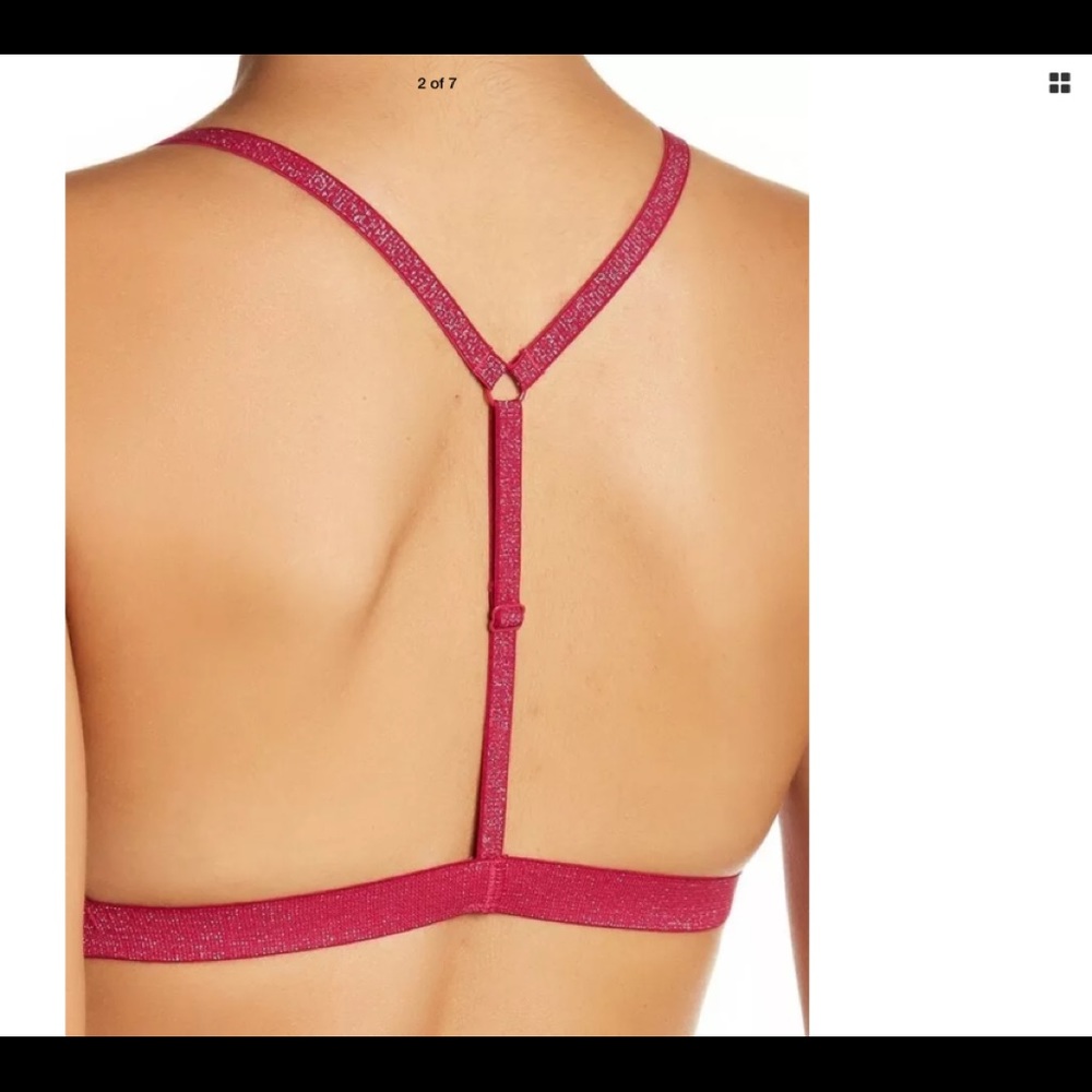 FREE PEOPLE Bralette Swept Away Eyelash Lace Bra - Picture 2 of 8